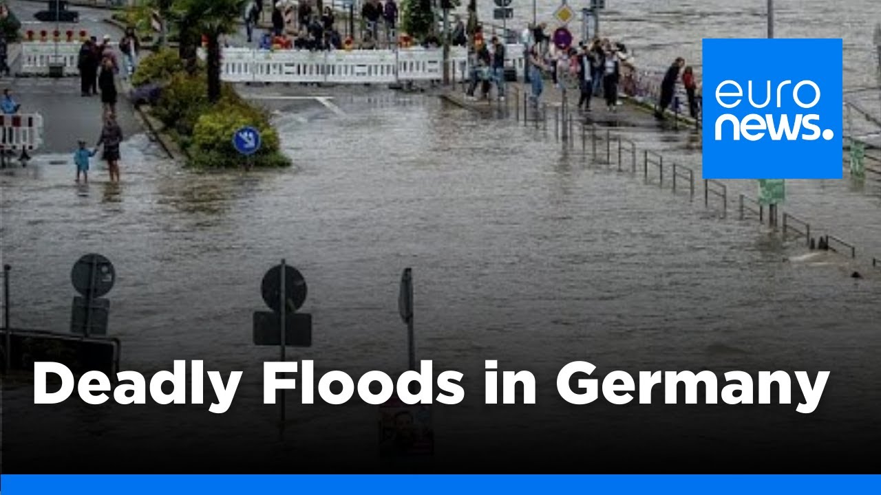 Firefighter Killed, ICE Train Derails in Southern Germany Floods | euronews 🇬🇧