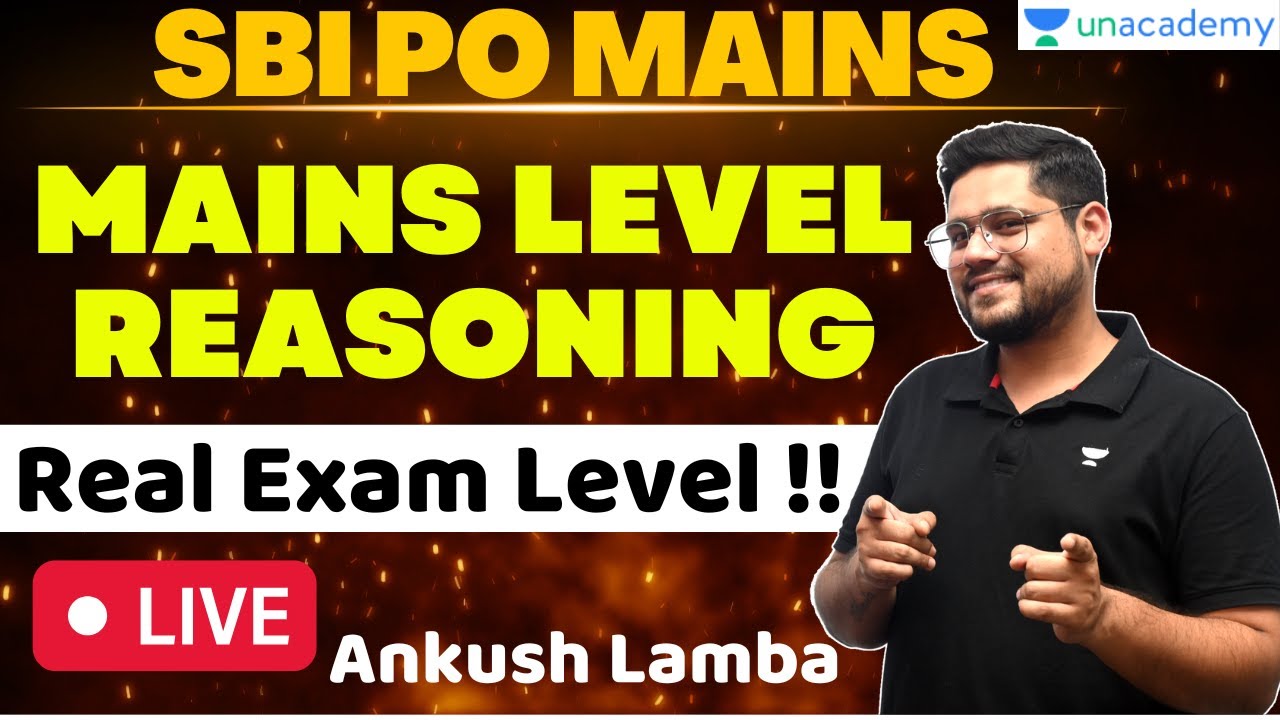 Mains Level Reasoning for SBI PO | Ankush Lamba | Bankers Hub