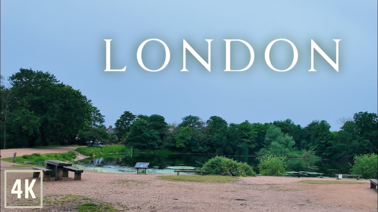 Peaceful London Sunrise Walk in Serene Wanstead Park 4K