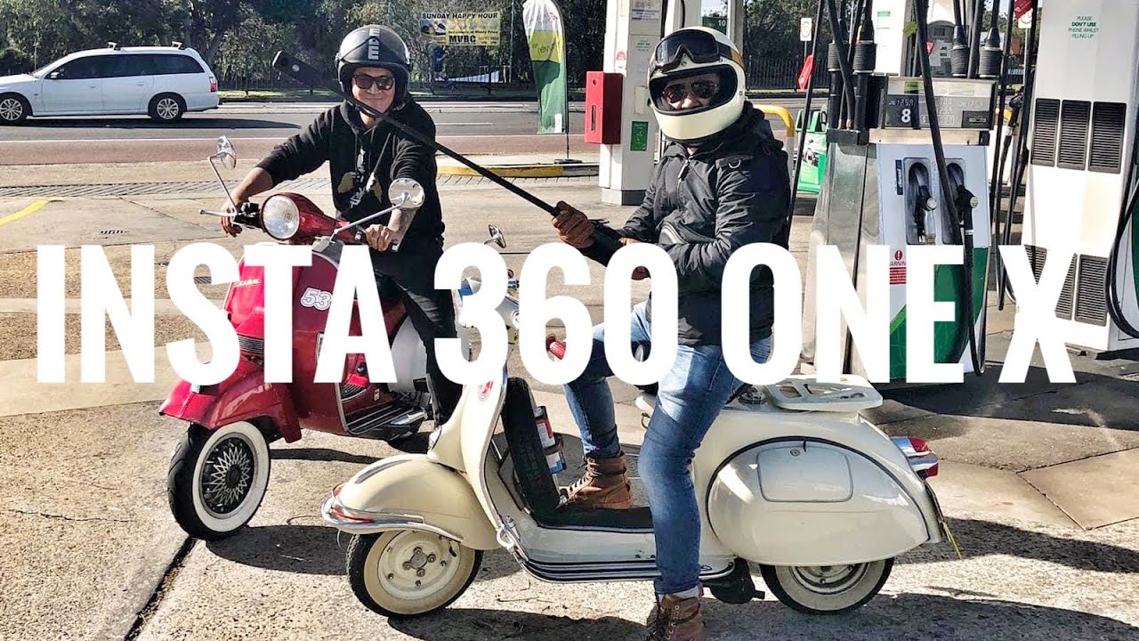 Vespa VBB - Testing my Insta360 one X camera part 2