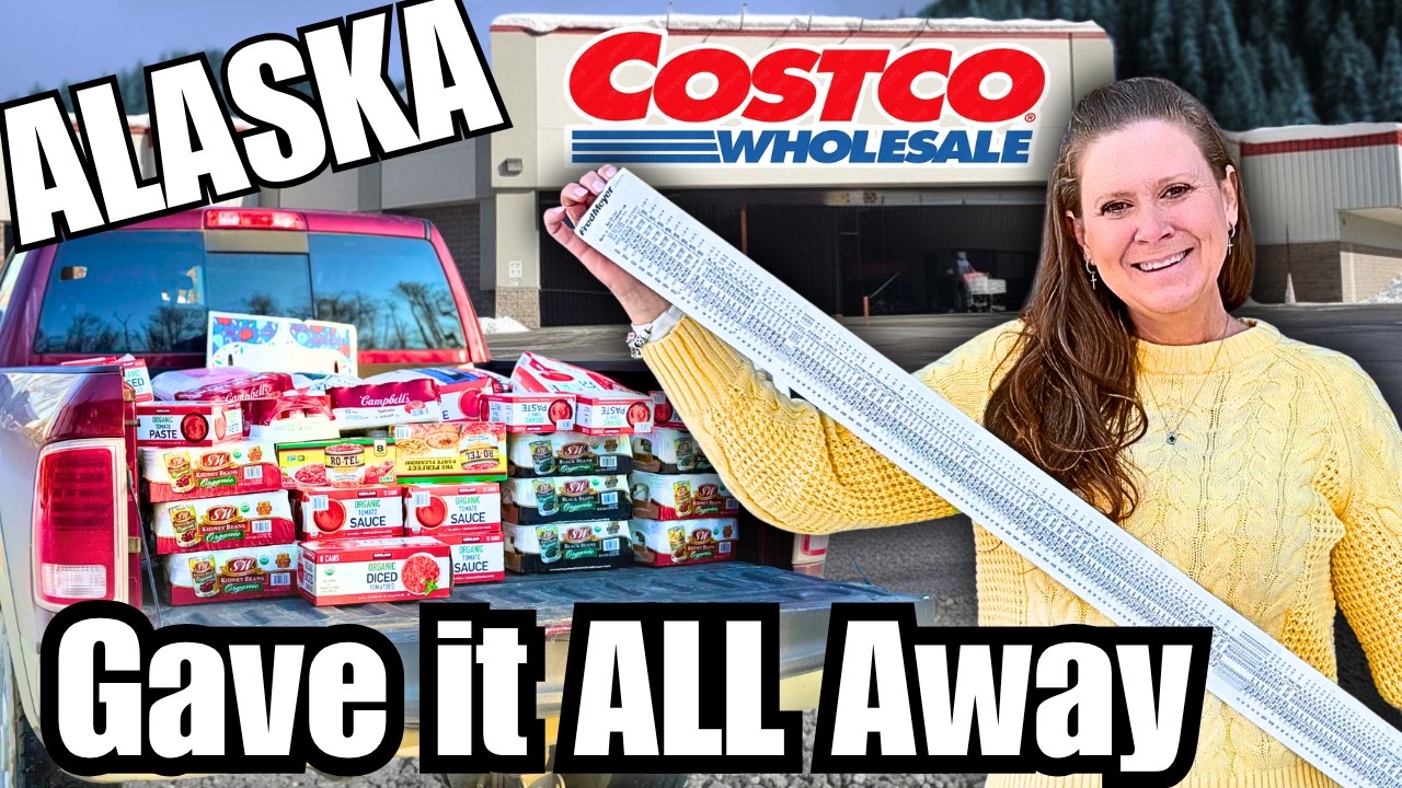 Giving Away 1 Ton of Food In Alaska