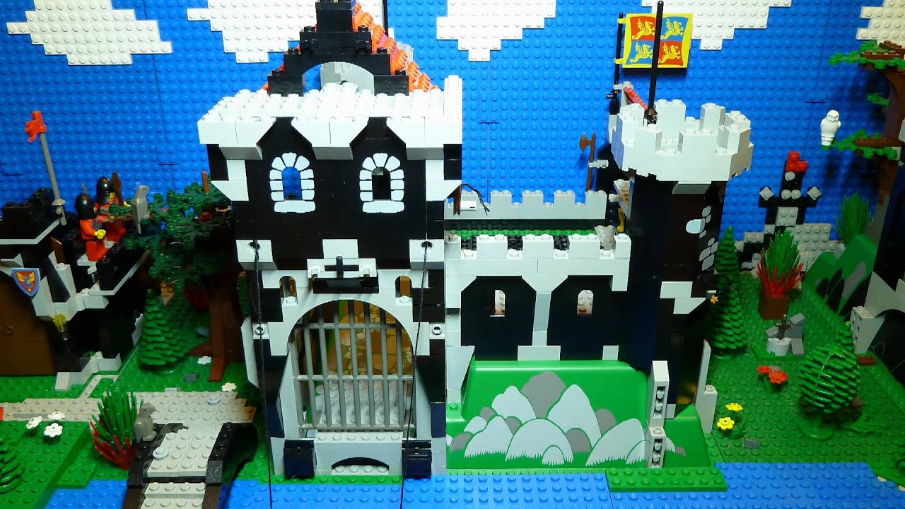 LEGO Black Knight's Castle 6086 Stop Motion building + extra