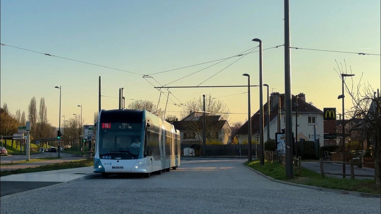 [Nancy] La partie 2 de la marche a blanc des trolleybus !