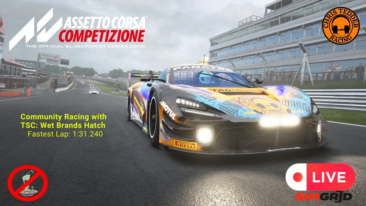 ACC | Wet Brands in Community Racing. Fastest Race Lap. 1:31.240