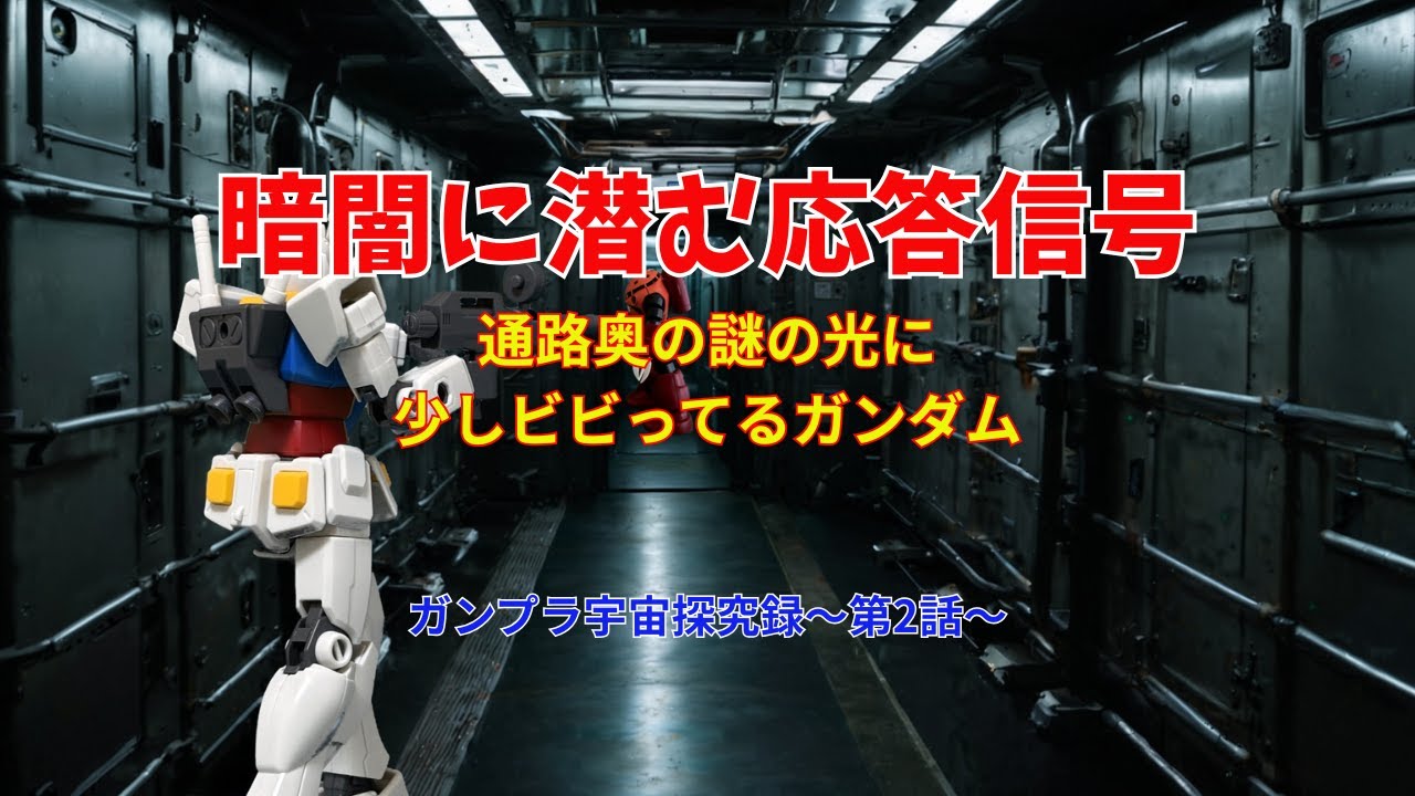 ガンプラ宇宙探究録：第2話 暗闇に潜む応答信号-謎の金属音-【ゆっくりガンプラ茶番】