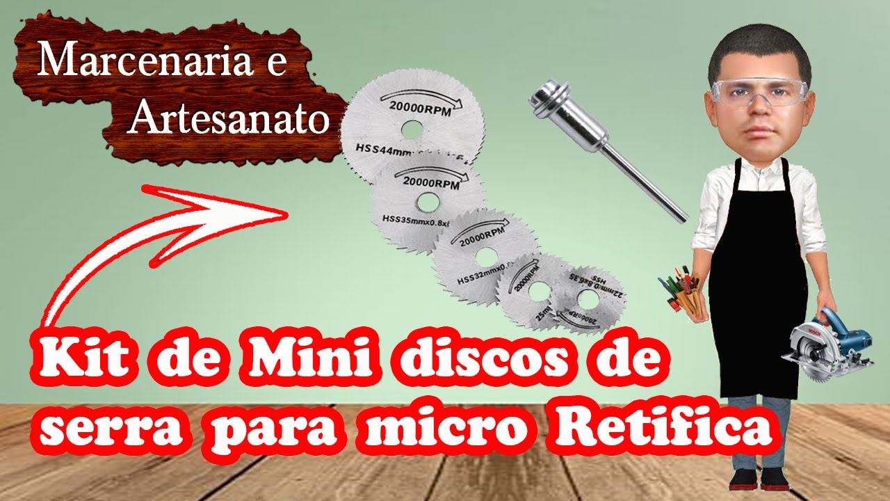 Mini discos de Serra para micro Retifica - Para quê servem? Como usar?
