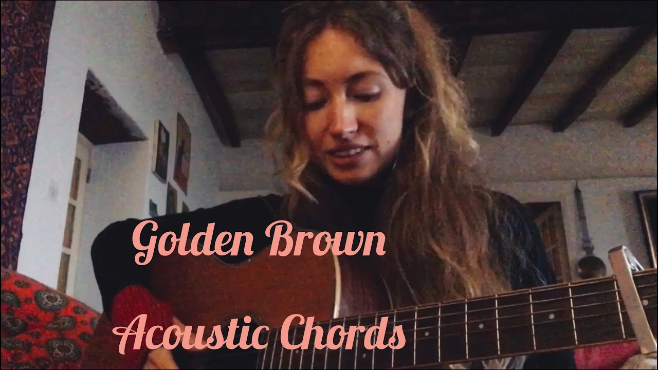 Golden Brown by The Stranglers - Acoustic chords tutorial (kind of...)