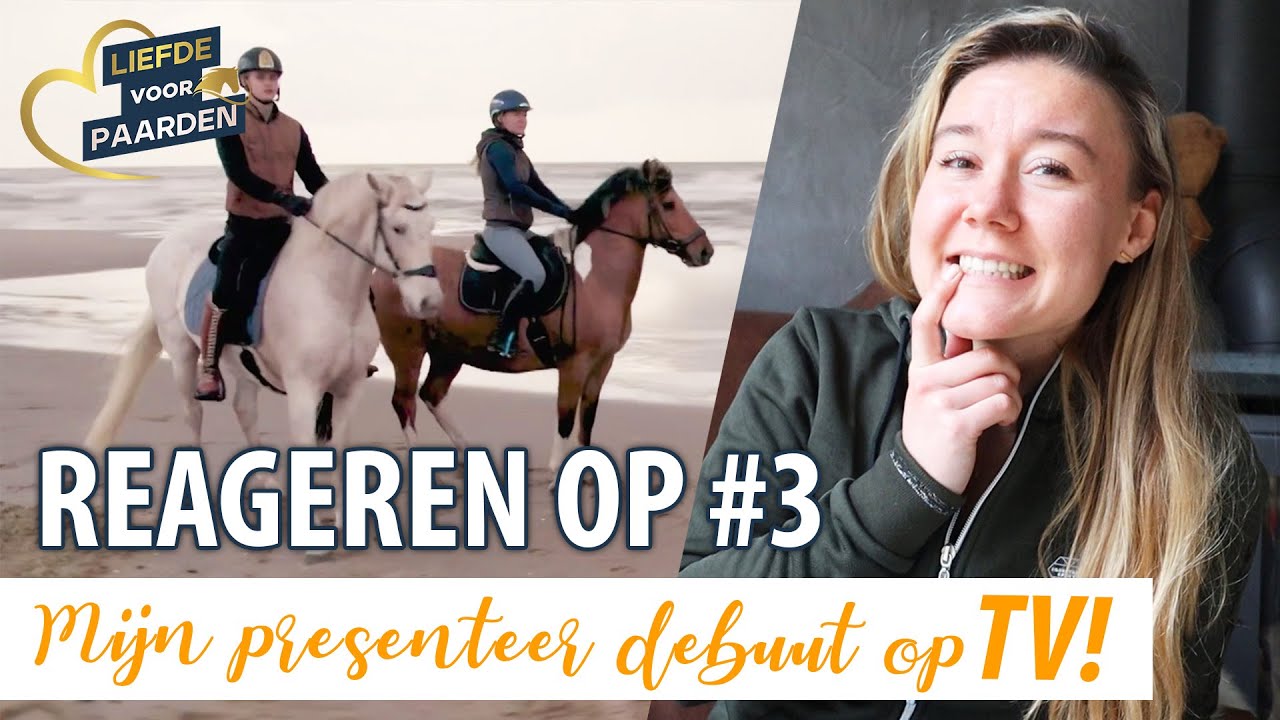 GALOPPEREN over het STRAND met JESSE DRENT! | felinehoi REAGEREN OP Liefde voor Paarden afl 3
