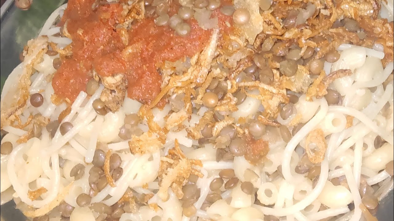 وووسع لطريقة الكشري المصري❓❗وسؤال في أخر الفيديو عايز الرد في الكومنتات💪🧑‍🍳