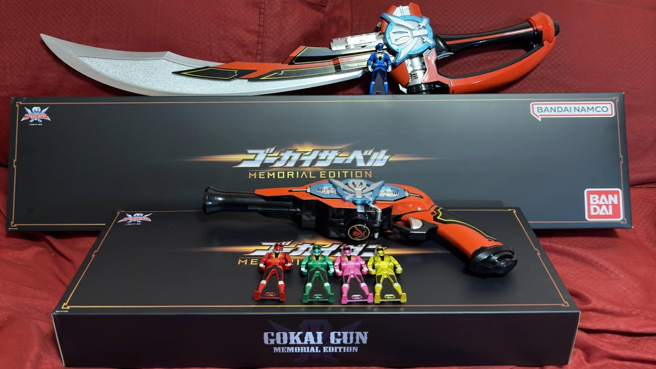Kaizoku Sentai Gokaiger Memorial Edition — Сабля Гокай и пистолет Гокай! Распаковка!