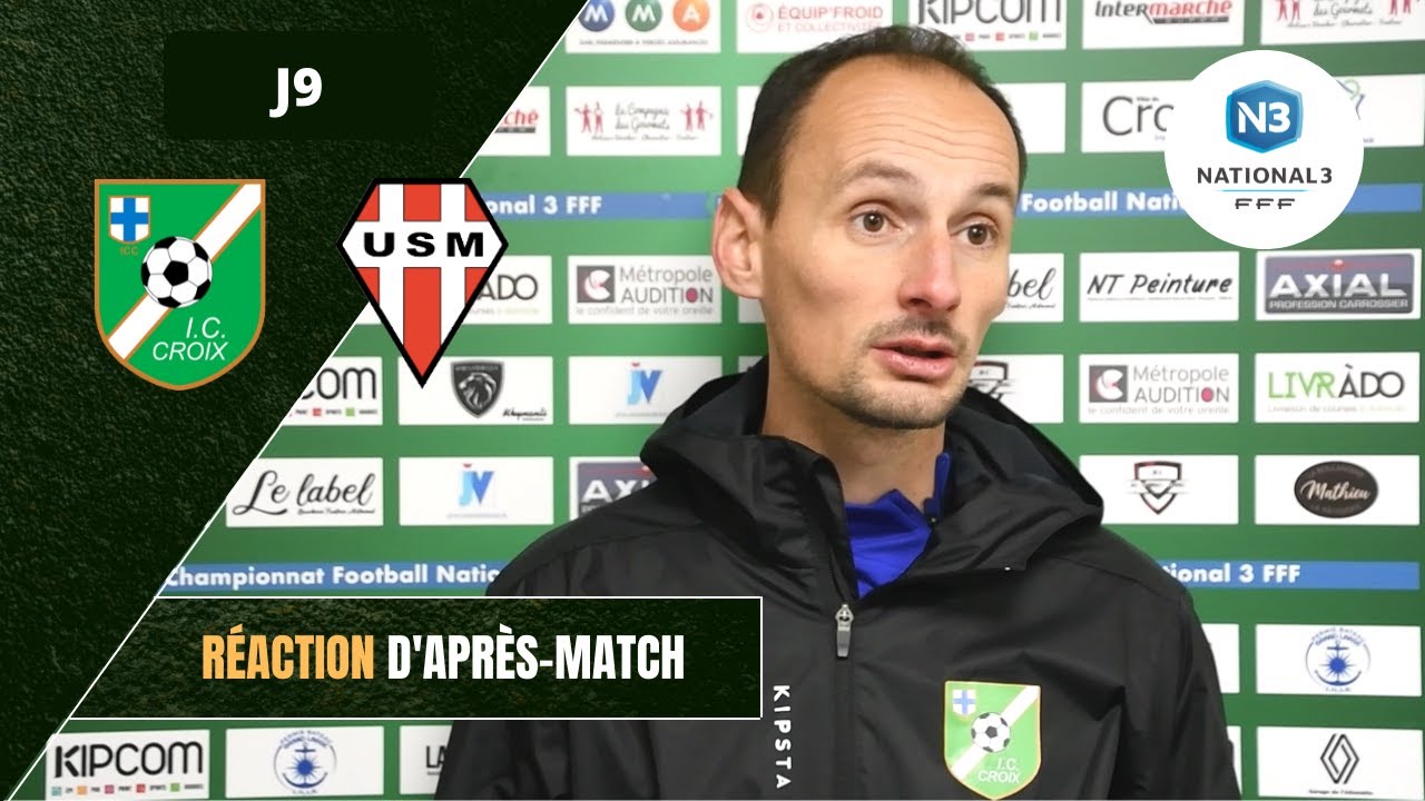 [N3] Réaction d'après-match : IC Croix - US Maubeuge (J9)