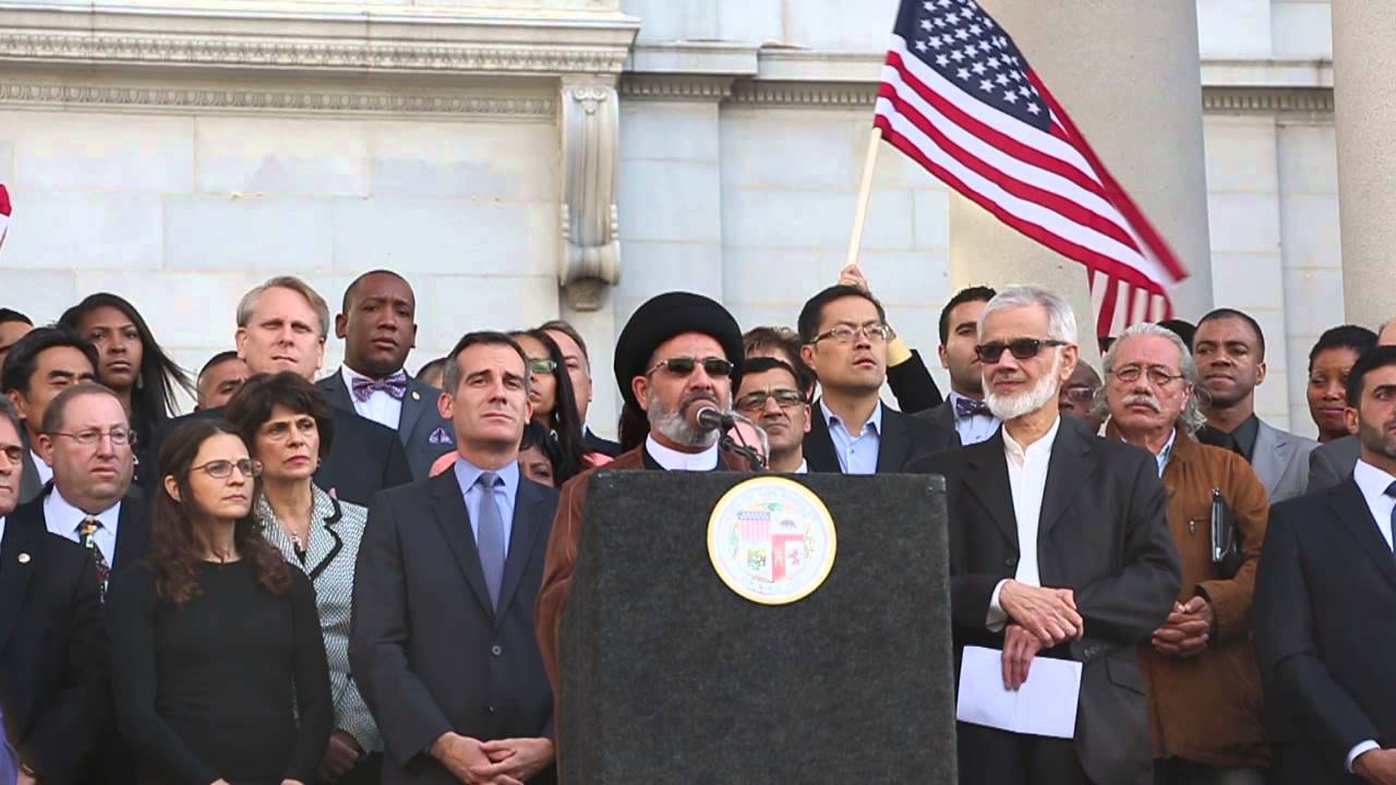 Sayed Moustafa Qazwini speech in Los Angeles #united4humanityLA