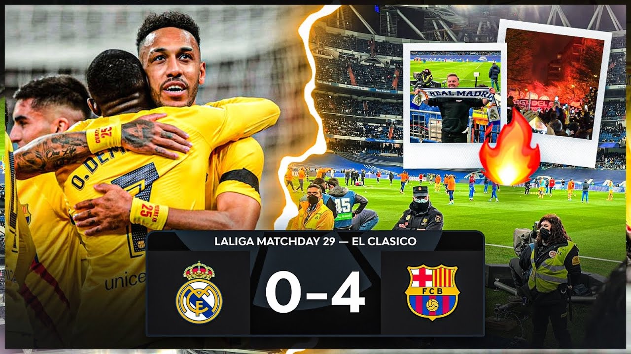 OMG 😍 3. REIHE beim EL CLASICO 🔥 Real Madrid vs Barcelona STADION VLOG 😱