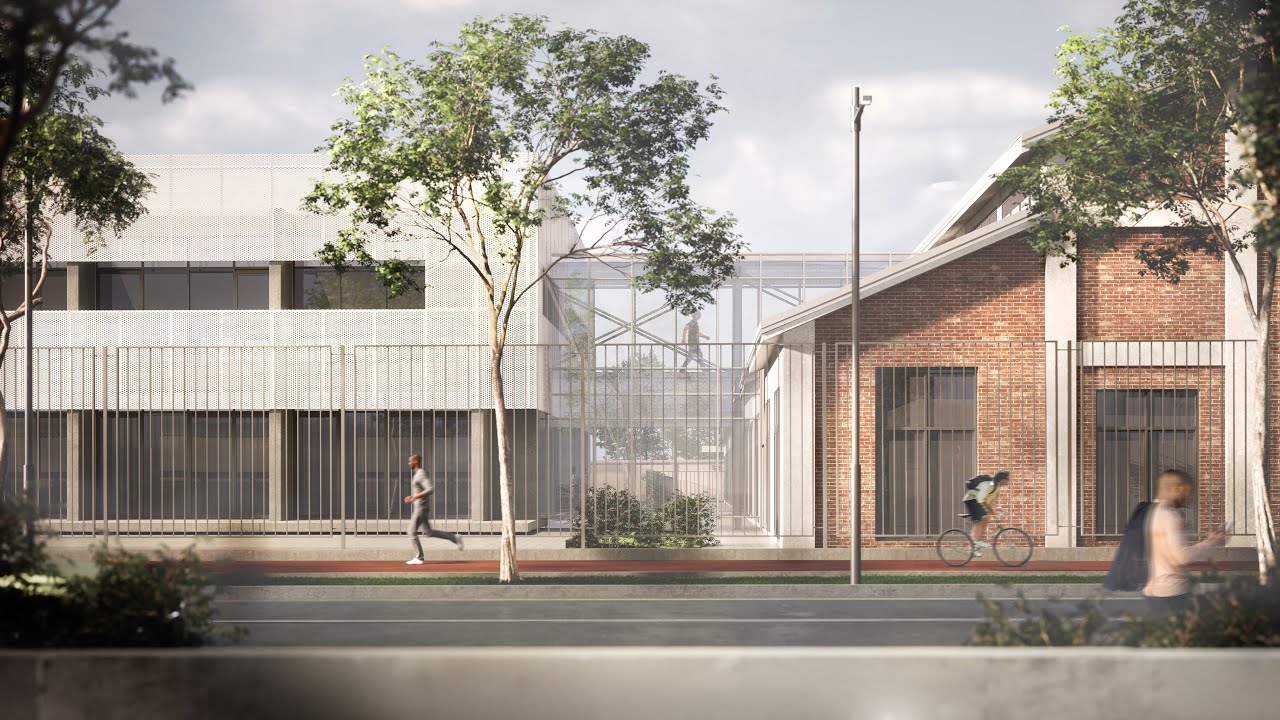 Re-functionalization of Ex Caserma Papa, Brescia - CGI Video for Corvino+Multari - made with ue5