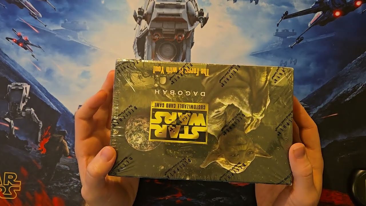 Star Wars CCG Sealed Opening #84 Dagobah Booster Box