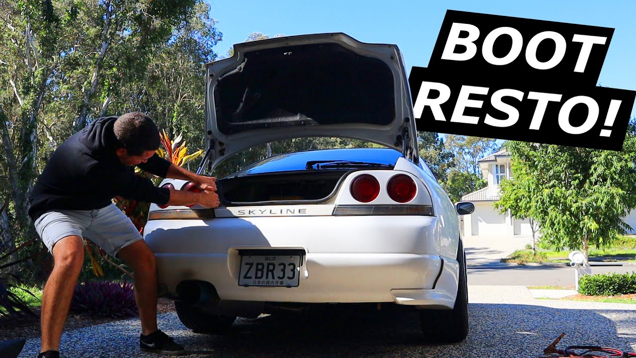 Nissan Skyline Boot Restoration! + Rust Removal and Custom Carpet...