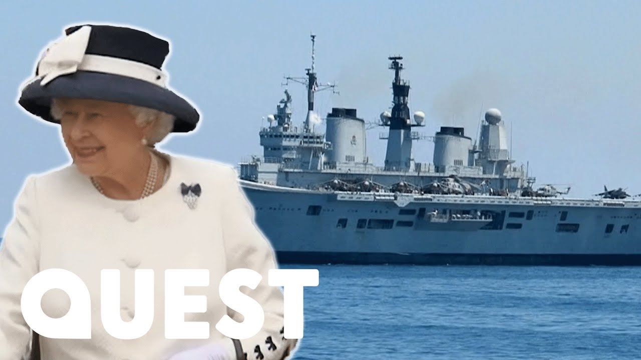 HMS Ark Royal Prepares For The Queens Arrival | HMS Ark Royal