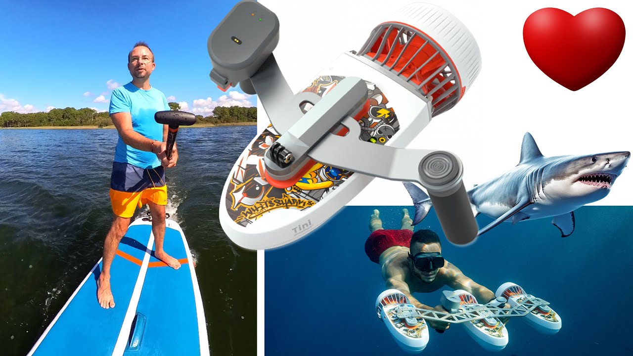 Sublue Whiteshark Tini ❤️ Scooter sous marin et Paddle motorisé