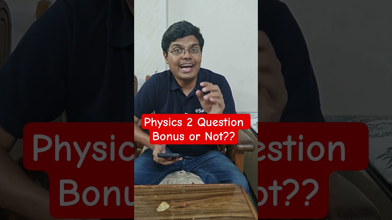 Physics 2 Questions Bonus or Not?? NEET 2026 Answer Key 🤯 #shorts #esaral #neet #neet2026