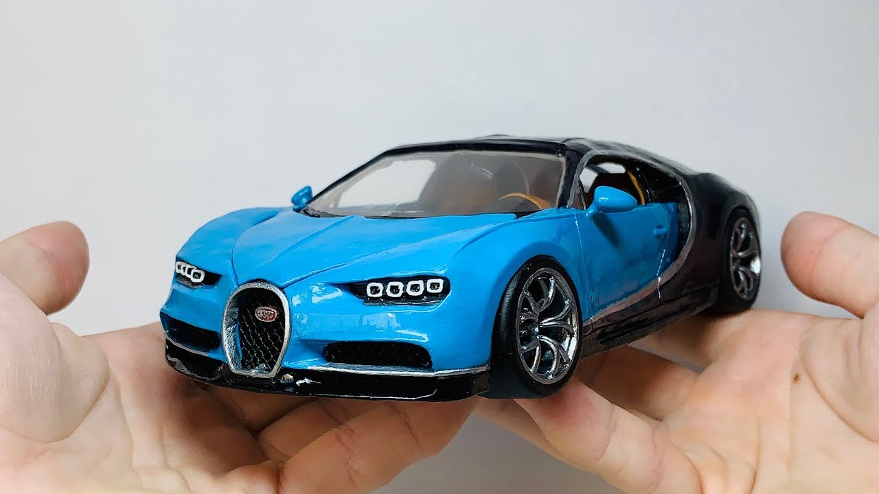 Bugatti Chiron из ПЛАСТИЛИНА сделал своими руками