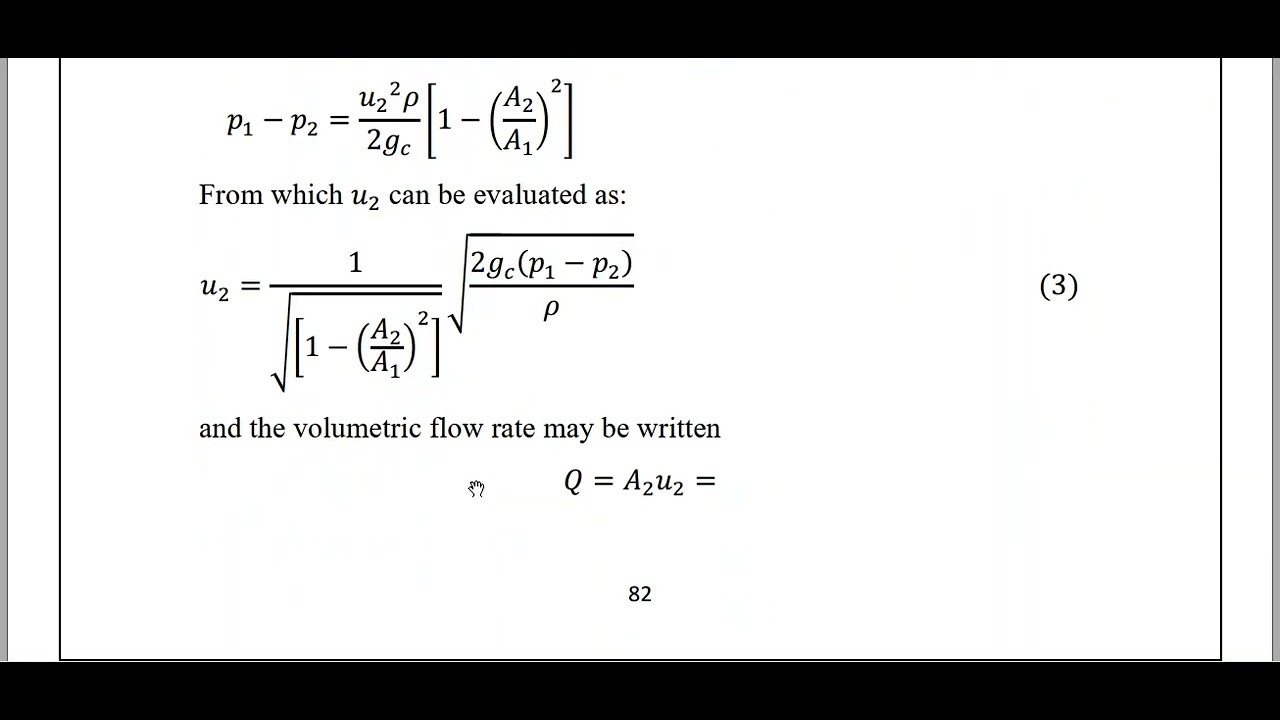 طرق قياس تدفق الموائع flow measurement
