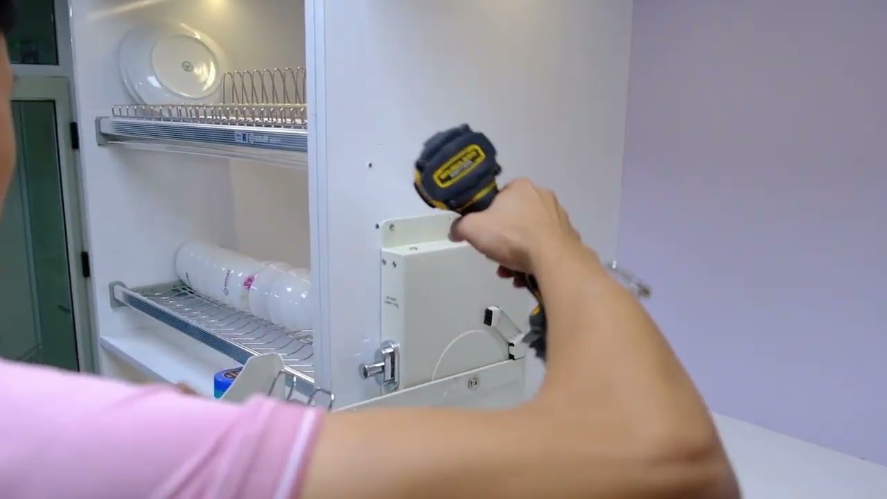 [Hướng dẫn lắp đặt #1]  Hướng dẫn lắp đặt giá bát nâng hạ Gutlaif đơn giản chỉ trong 3 phút!!!