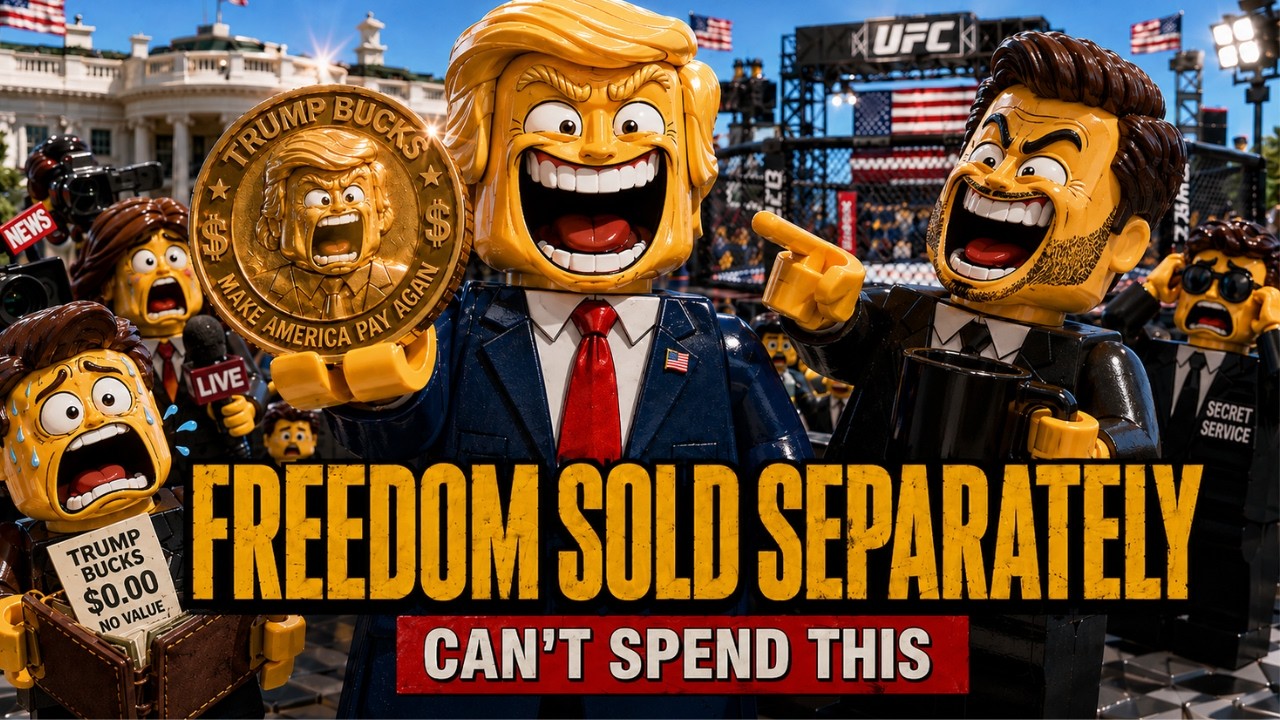 Trump&rsquo;s $12,000 Coin &mdash; America 250 Or Birthday Merch? (LEGO Song Rock Story)