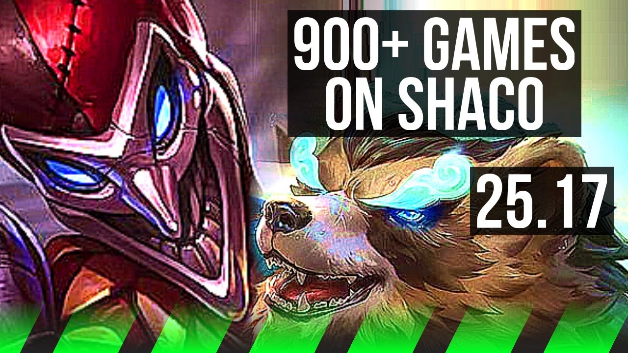 SHACO vs VOLIBEAR (JGL) | 50k DMG, Legendary, 900+ games | EUW Master | 25.17