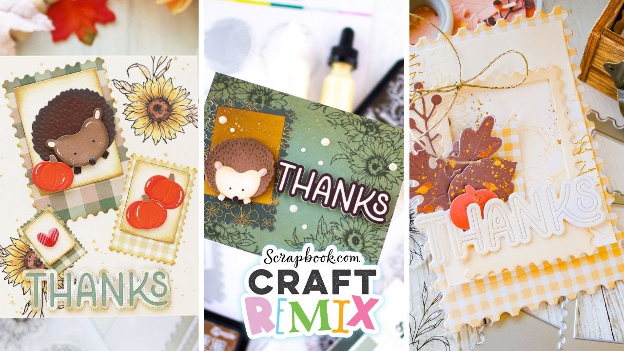 Craft Remix: Fall Cards! | 3 Creative Ways to Use One Set of Card Making Supplies! Episode 2