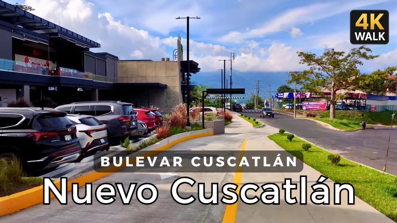 Nuevo Cuscatl&aacute;n &ndash; Bulevar Cuscatl&aacute;n hasta Redondel Holcim | 4K Walking Tour