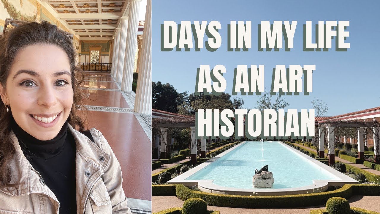 DAYS IN MY LIFE AS AN ART HISTORIAN VLOG | ice skating, Getty Villa tour, & research