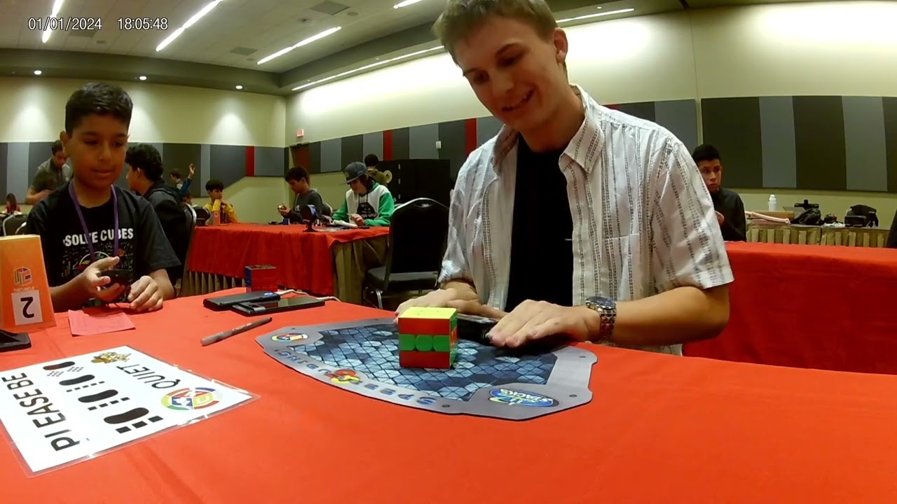 7.72 Official 3x3 average with 5.95 single (San Antonio Fall 2025) 