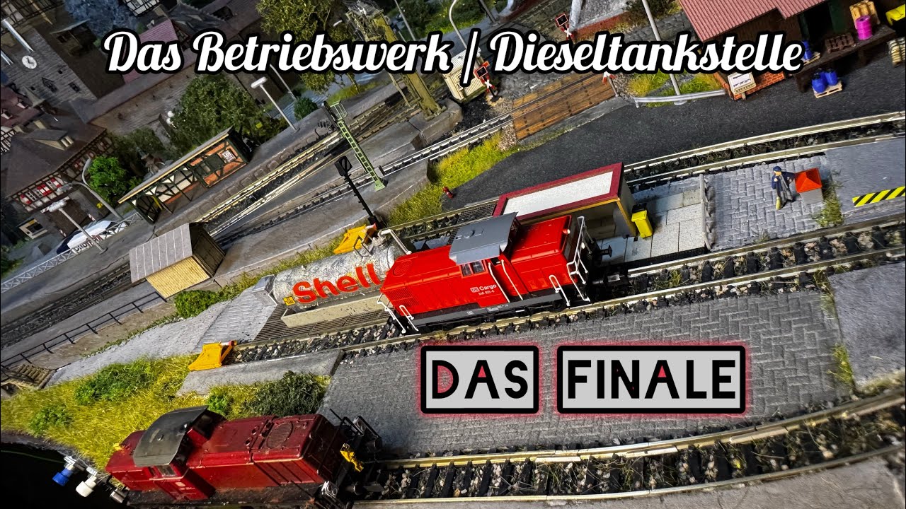 Die Dieseltankstelle - das Finale - mein Betriebswerk in Spur-N 1:160, Meine Modellbahnanlage
