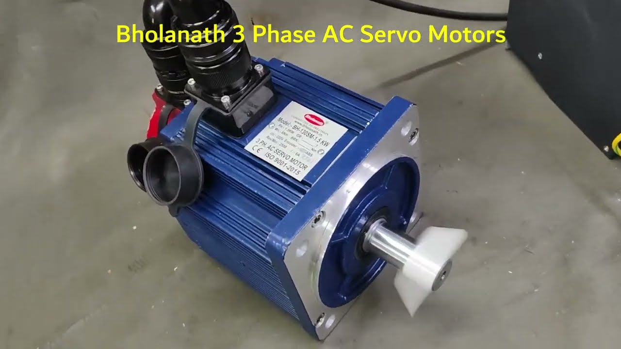 Bholanath 3 Phase AC Servo Motors | Absolute Encoder | Ethercat Drive | Bholanath | Hin
