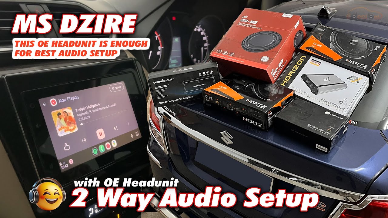 Don’t Change Headunit if your had this 🤔 | 2 way active audio setup for திருநெல்வேலி New DZIRE 💥🤩