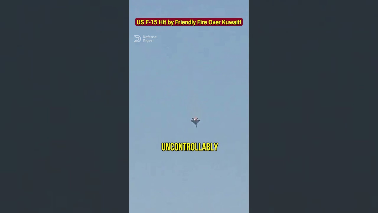 US F-15E Strike Eagle Hit by Friendly Fire Over Kuwait!