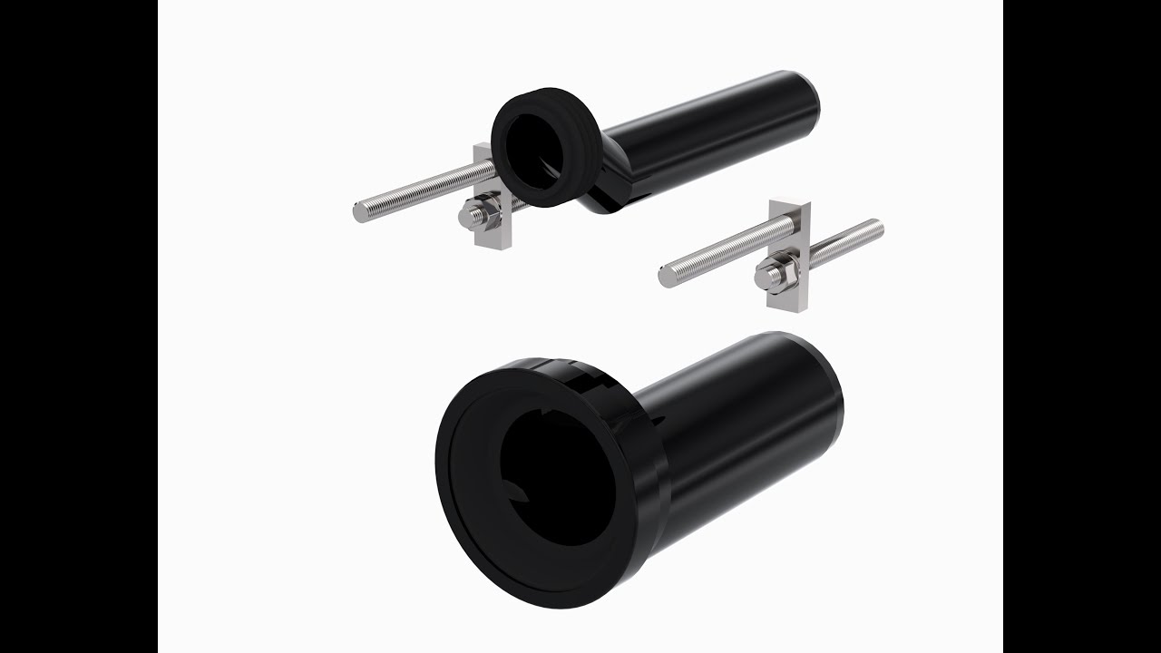 Eksantrik Asma Klozet Montaj Kiti 25 mm / Connection Set For Wall-Hung WC - 25 mm OFFSET