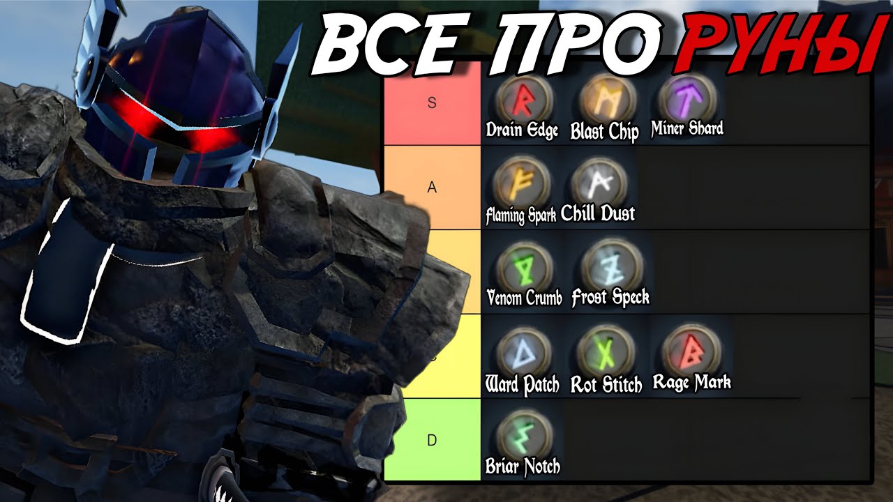 ALL ABOUT RUNES IN THE FORGE ROBLOX: TIER LIST AND EFFECTS EXPLANATION!