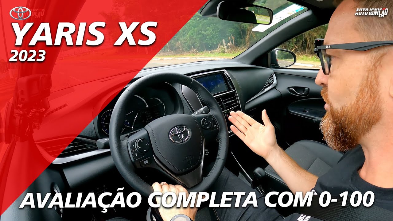NOVO TOYOTA YARIS XS 2023 - Avaliação Completa com 0-100