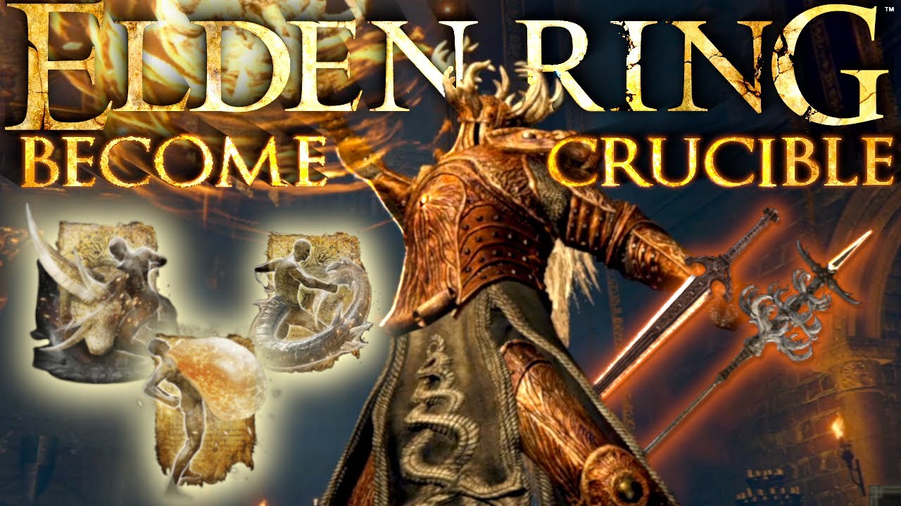 Elden Ring: Aspects of The CRUCIBLE, Horns, Breath, Tail | All Knights Weapons AND Armour Locations