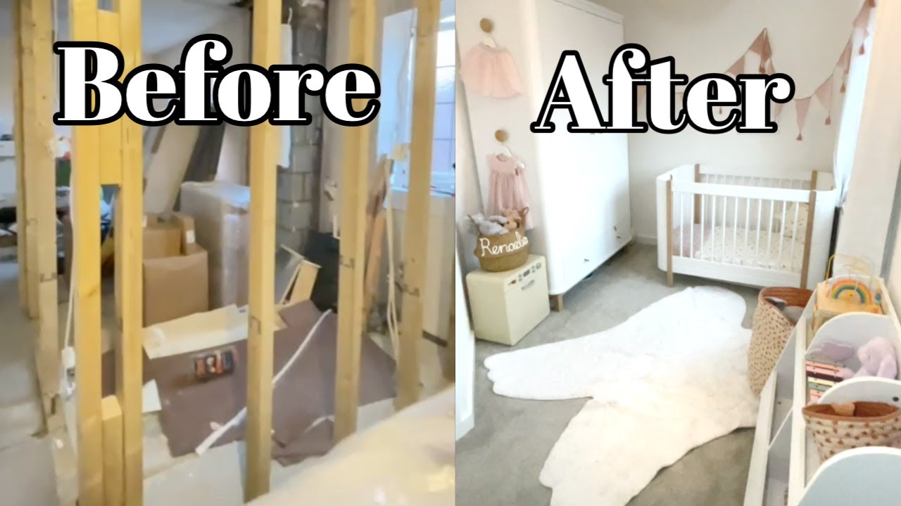 NURSERY REVEAL!! *Before & After Complete Renovation Transformation*