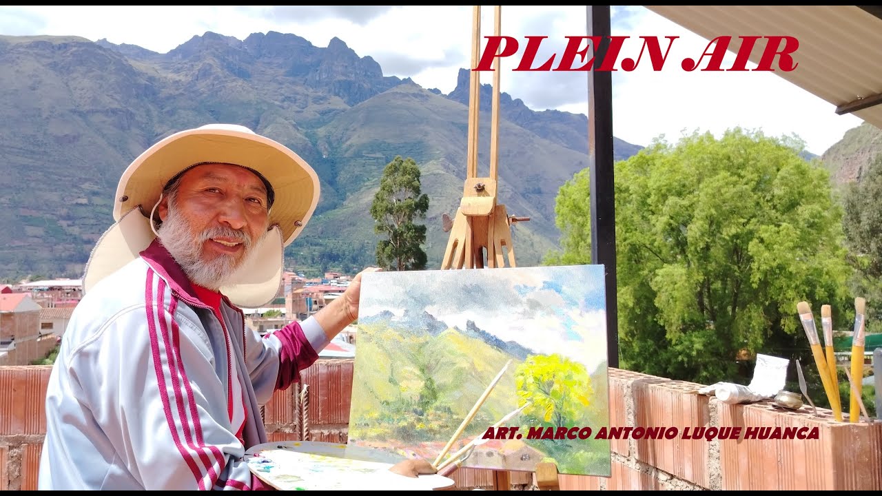 PLEIN AIR, MAJESTUOSO PITUSIRAY AL ÓLEO.