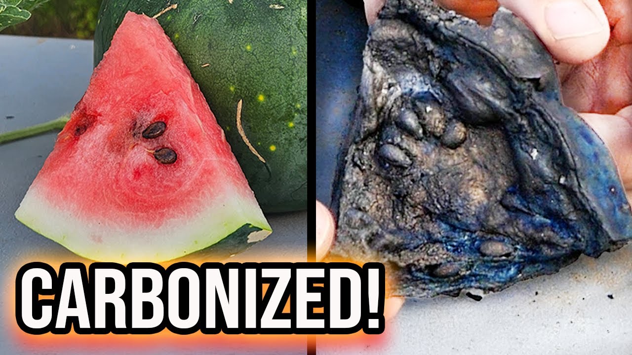 Can We Turn a Watermelon Into Charcoal?