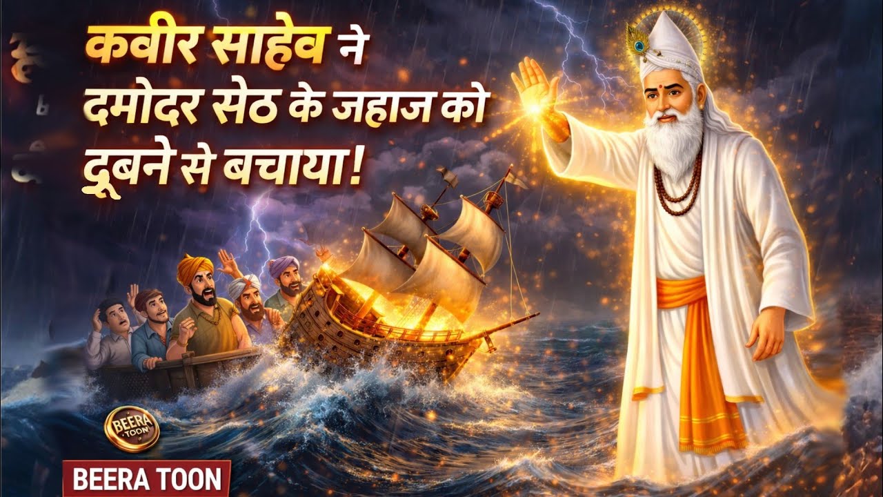 कबीर साहेब और दामोदर सेठ की कहानी | Kabir Saheb Ki Kahani | 2D Animation Hindi Moral Stories