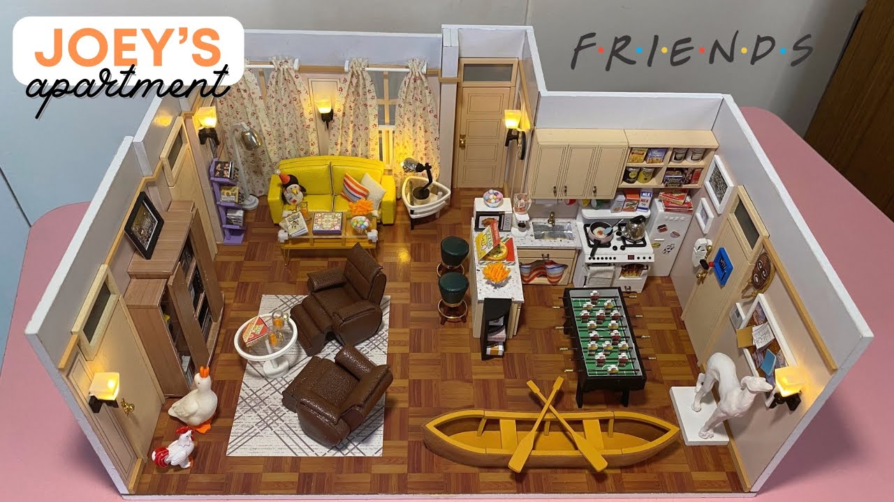 DIY Miniature - Joey’s Apartment from Friends Series