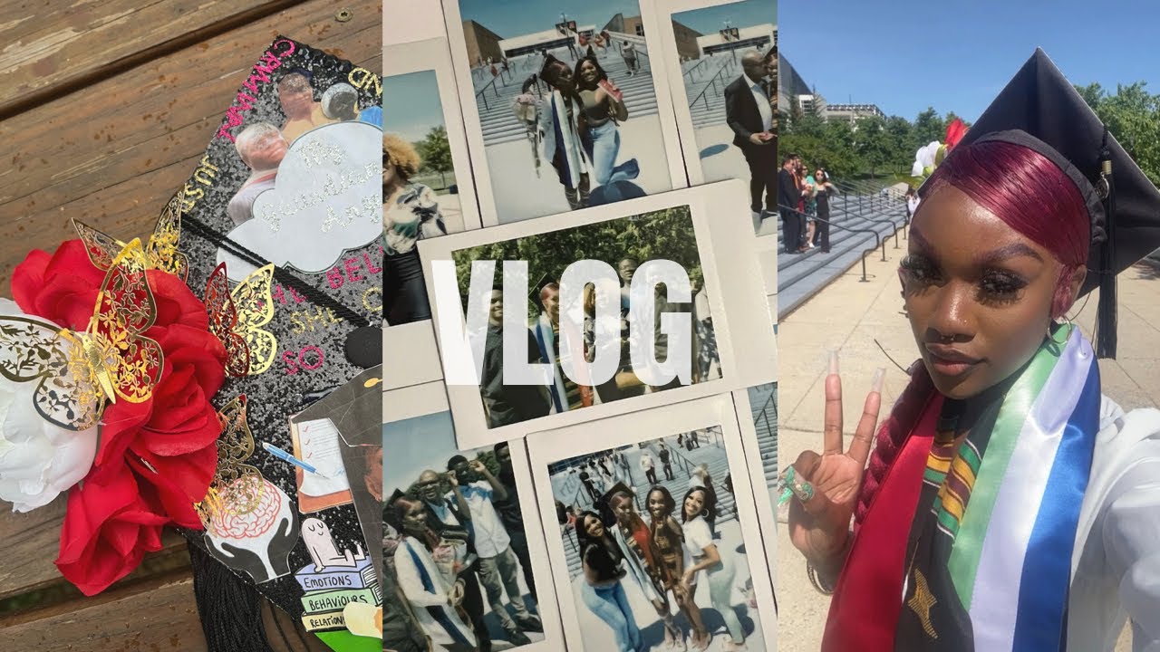 THE END OF AN ERA 🥂| grwm + graduation vlog | class of 2022 🎓 | kayanadine desiree