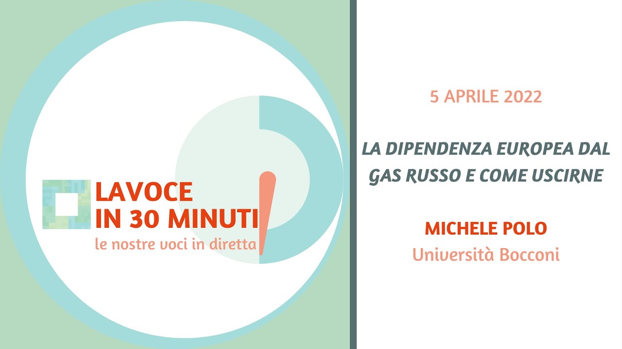 2. La dipendenza europea dal gas russo e come uscirne, con Michele Polo