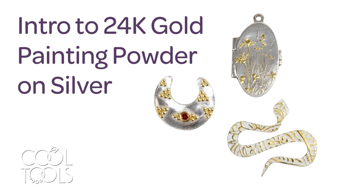 Intro to 24K Gold Painting Powder for Silver | Add Real Gold Accents to Silver