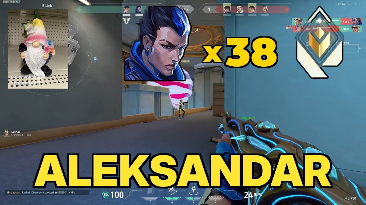 ALEKSANDAR - CALMEST AIMER WITH 40 BOMBS | Yoru on Abyss