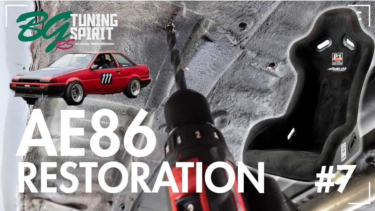 Toyota AE86 Trueno Restoration Update #7: Drilling into my AE86 (ARCHIVAL FOOTAGE)